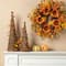Glitzhome® Rattan Berries & Maple Leaves Table Tree Set
